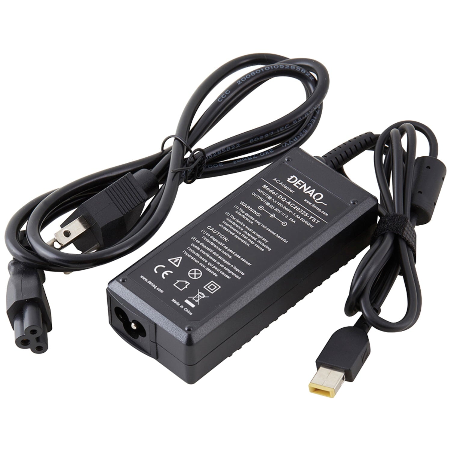 Denaq DQ-AC20325-YST 20-Volt DQ-AC20325-YST Replacement AC Adapter for Lenovo Laptops Denaq DQ-AC20325-YST 20-Volt DQ-AC20325-YST Replacement AC Adapter for Lenovo Laptops
